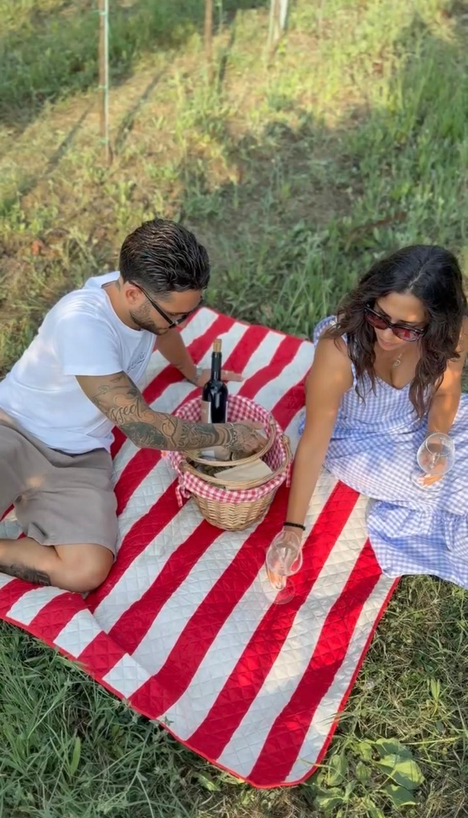 Picnic al tramonto in Vigna